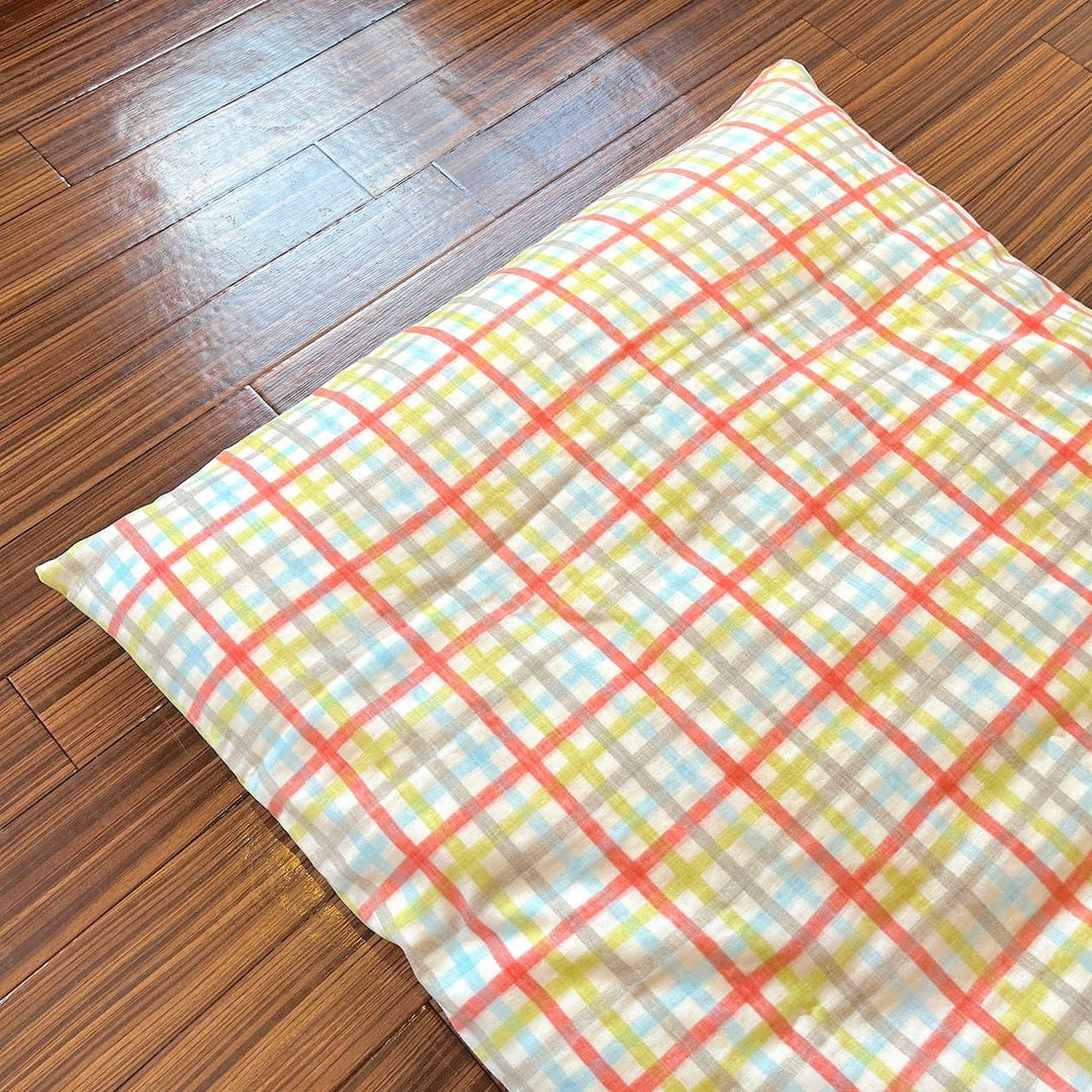 アンデルセン保育園 専用【敷カバー】 ふたえガーゼ チェック - 睡眠屋